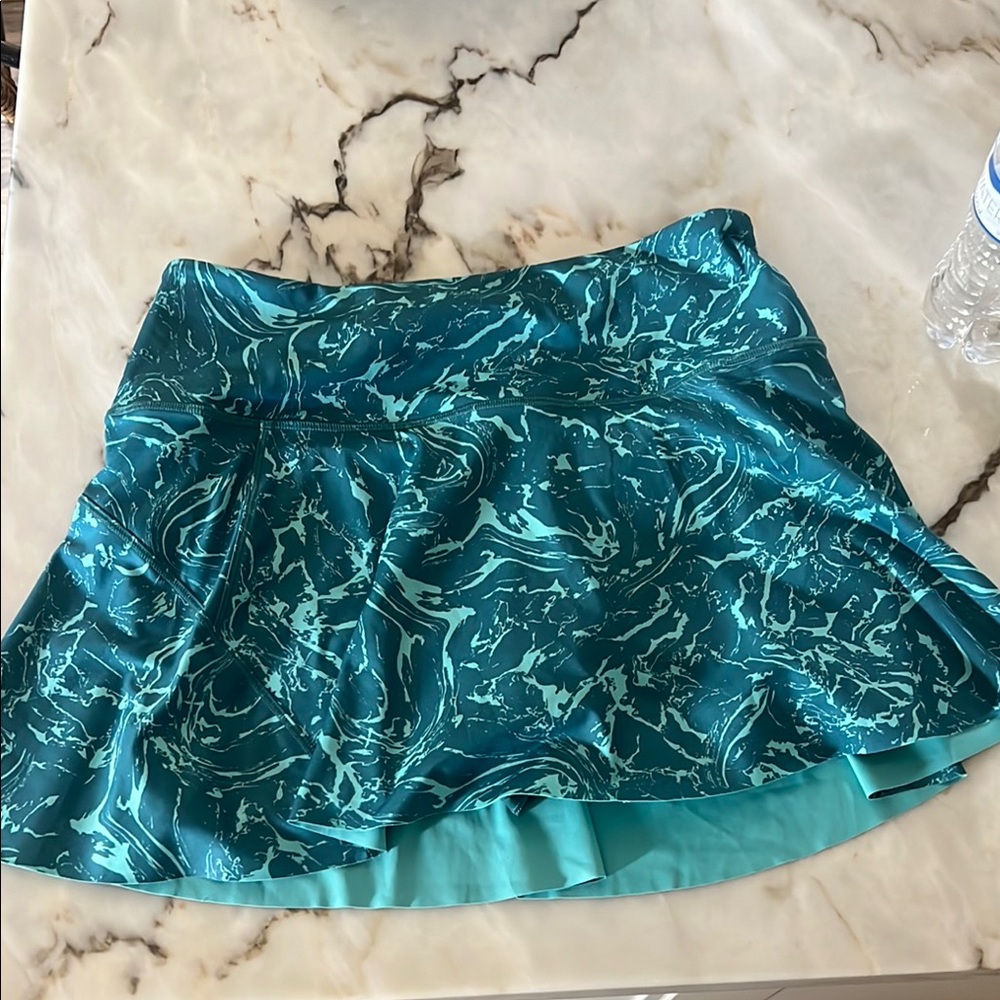 Athleta teal tennis/active skirt